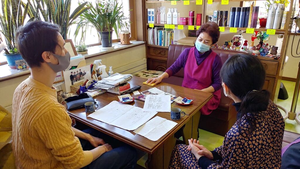 「尾花踊り」の取材に白馬村へ